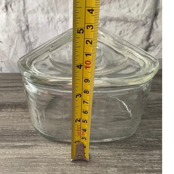 Vintage Refrigerator Glass Dish with Lid - Picture 4 of 9